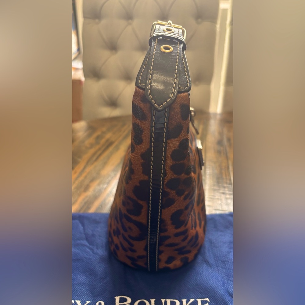 Dooney & Bourke Leopard Jaguar Bucket Bag - Picture 6 of 14